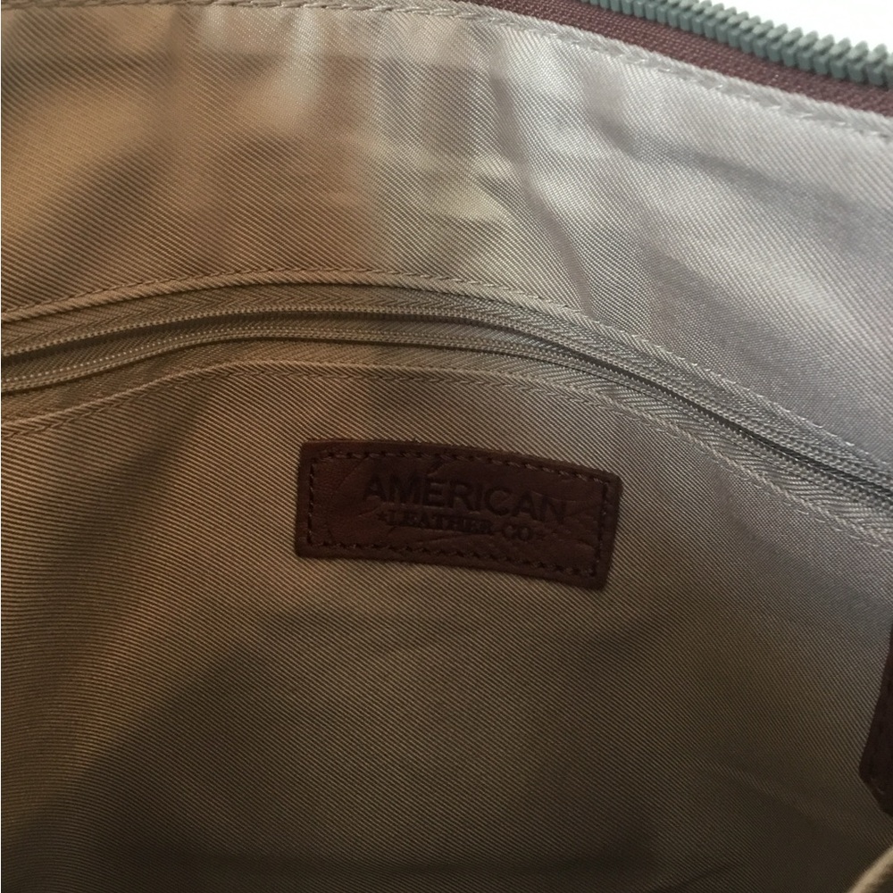 American Leather Co. Tooled With Flowers Crossbody - Picture 5 of 5